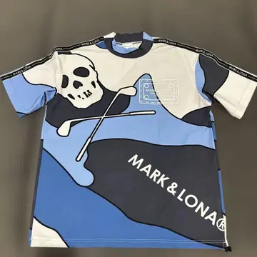 [ 미사용 ] MARK & LONA 스컬 디자인 골프 셔츠 L 사이즈