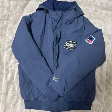 X-LARGE 나일론 푸퍼 재킷 M 사이즈 네이비