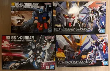 RG 건담 프라모델 세트 RX-75 GUNTANK 외 4체