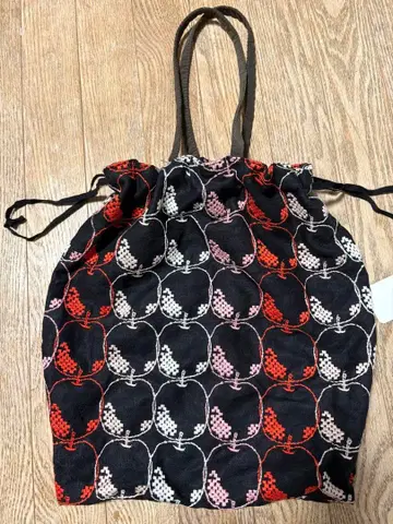 미나 페르호넨 멜라 개더백 대형 린넨 100% 복조리 원단