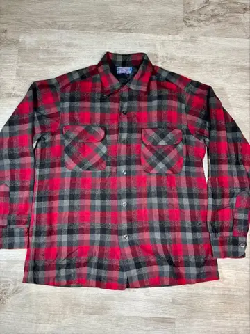 157 [평생템] USA제 펜들턴 울 셔츠 M 버팔로 체크