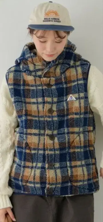 GEVACO 보아 플리스 후드 베스트