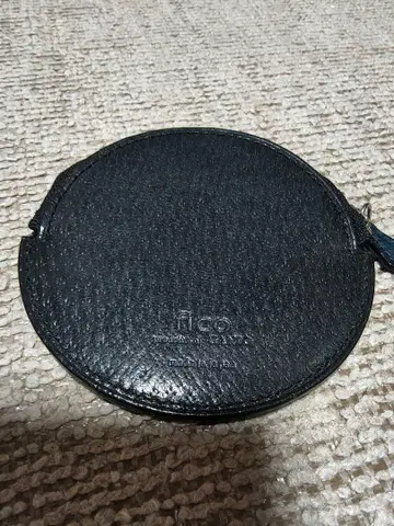 GANZO fico 남성용 원형 코인 케이스