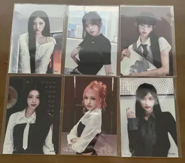 IVE BE Alright 세븐넷 L판 브로마이드 6종 세트