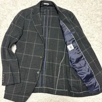 [컨디션 최상] 슈트 셀렉트 트위드 하운드투스 펜 체크 자켓 Y6