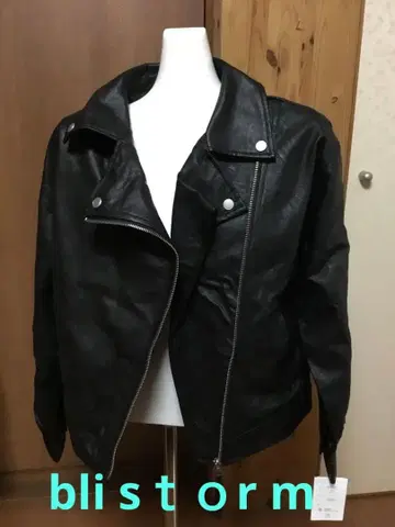 Blistarn 블랙 가죽 자켓