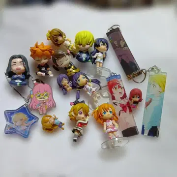 애니메이션 캐릭터 피규어 키링 세트