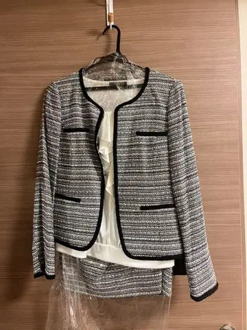 리플렉트 세레모니 포멀 세트 트위드 플레어 스커트 L 사이즈 등