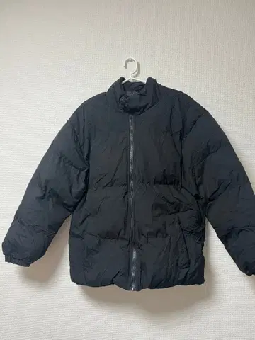 블랙 다운 자켓