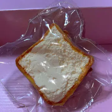 두 장 겹친 식빵 보야보야 파우치 스퀴즈 kikisquishy