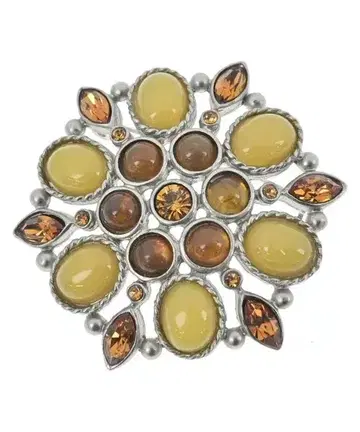 I C B 브로치 코사지 여성용