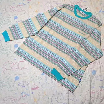 atmos 아토모스 새상품 멀티 컬러 긴팔 셔츠 티셔츠 남성용 XL