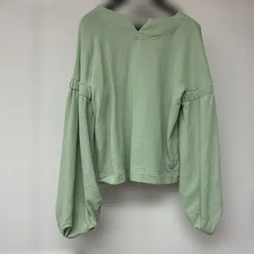 프라이드 민트 그린 벌룬 슬리브 상의 38