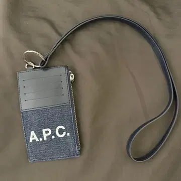 A.P.C. 데님 프래그먼트 케이스 네이비