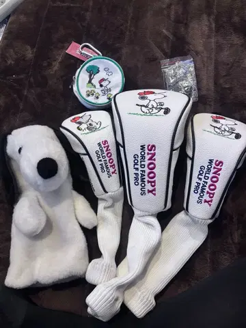 SNOOPY 골프 헤드커버 세트
