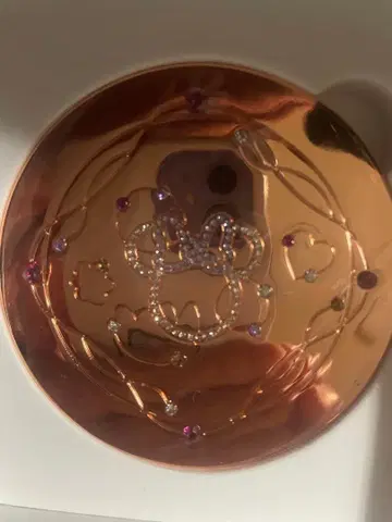 디즈니 미니 로즈 골드 미러