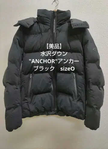 [ 새상품급 ] 미즈사와 다운 'ANCHOR' 앵커 블랙 사이즈 O