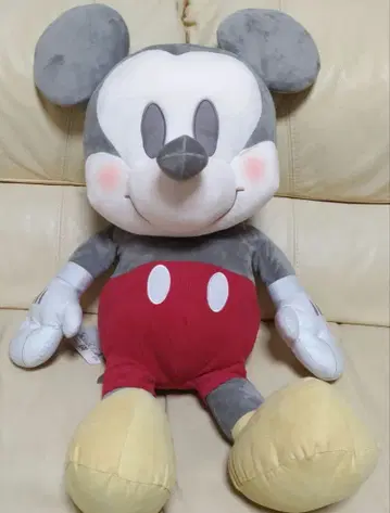 미키마우스 눈 내리는 마켓 초초BIG 봉제 인형 택 포함 미사용 새상품