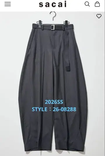 sacai 수트 팬츠