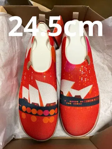 [UIN] 슬립온 로퍼 슬립온 아트 여행 신발 발볼 넓은 신발