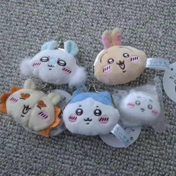 치이카와 봉제 인형 키링 5개 세트