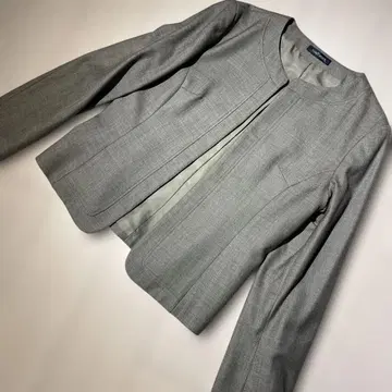 NEWYORKER 노카라 자켓 그레이 11AR