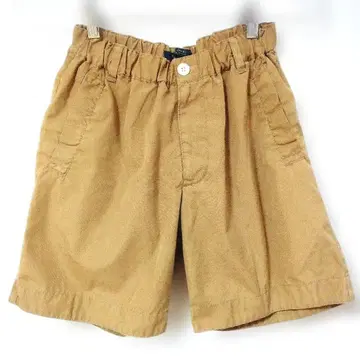 모뎀 디자인 숏팬츠 브라운 허리밴딩 2