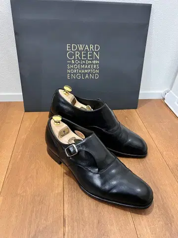 에드워드 그린 UK7E888 싱글 몽크 스트랩 블랙 카프