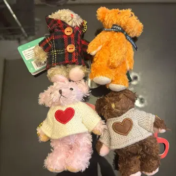 4 미사용품 TULLYS COFFEE 타리즈 베어 풀세트