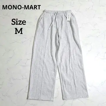 새상품급 MONO-MART 모노마트 빅 루즈 속기모 와이드 팬츠 M