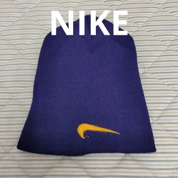 거의 미사용 Nike 네이비 니트 모자