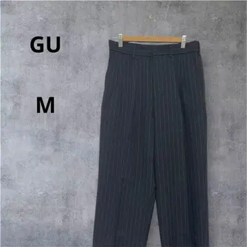 GU 지유 스트라이프 슬랙스 남성용 M 사이즈