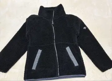 데상트 DESCENTE 보아 플리스 자켓 여성용 블랙 복슬복슬