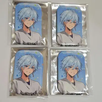 라피스군 스퀘어 캔뱃지 세븐 콜라보 STPR lapis 4개 세트