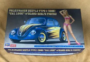 폭스바겐 비틀 캬루 룩 w/금발 여아 피규어