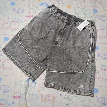 atmos 아토모스 새상품 데님 숏팬츠 남성용 XL 하프 숏팬츠