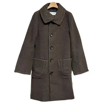 SUPER HAKKA 코트 울 브라운