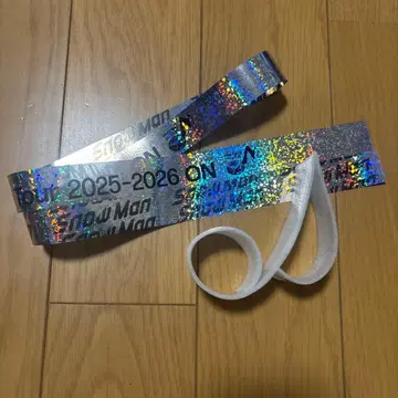 SnowMan Snow Man ON 돔 라이브 낙하물 은색 테이프 음표