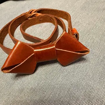 vintage 가죽 리본 벨트 천연 가죽 100% COW LEATHER