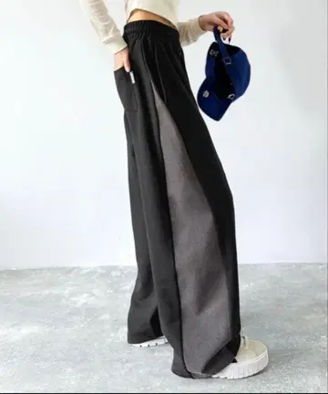 [ 미사용 ] JaVa 스웨트 팬츠 L 사이즈 블랙 x 그레이