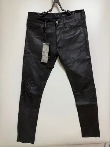 레어 fagassent 파가센 GLENN 스트레치 가죽 팬츠