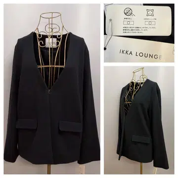 IKKA LOUNGE 분또 노카라 자켓 사이즈 L