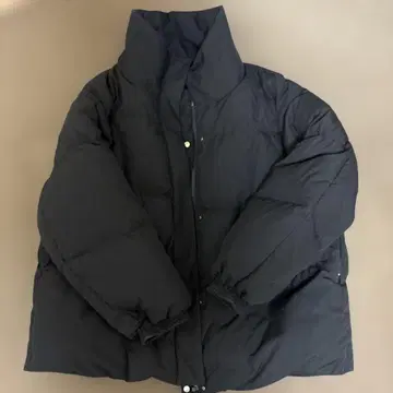 블랙 여성용 다운 자켓
