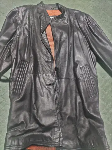 AVANTE 블랙 가죽 자켓 L