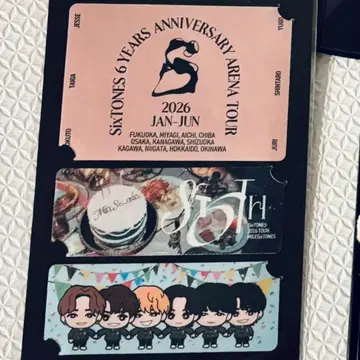 SixTONES MileSixTONES 투어 굿즈 스티커