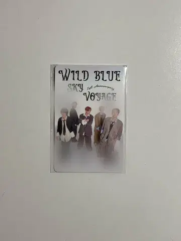 WILDBLUE 친필 사인 트레이딩 카드