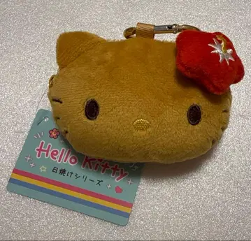 산리오 헬로키티 일광화상 시리즈 동전 지갑 소품함 하이비스커스