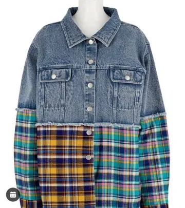 나카 리이사 RE. 아르이 도트 일석삼조 데님 자켓 아우터