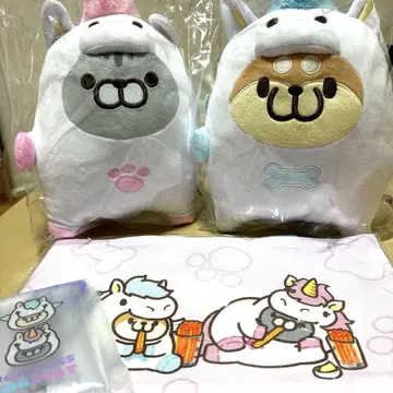 본레스 강아지와 본레스 고양이 해피백 말띠 해 봉제 인형 런치백