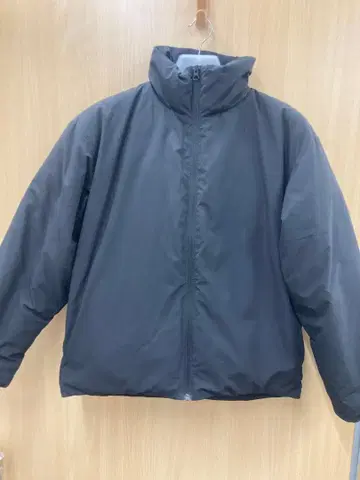 무인양품 다운 자켓 스탠드 카라 블랙 S